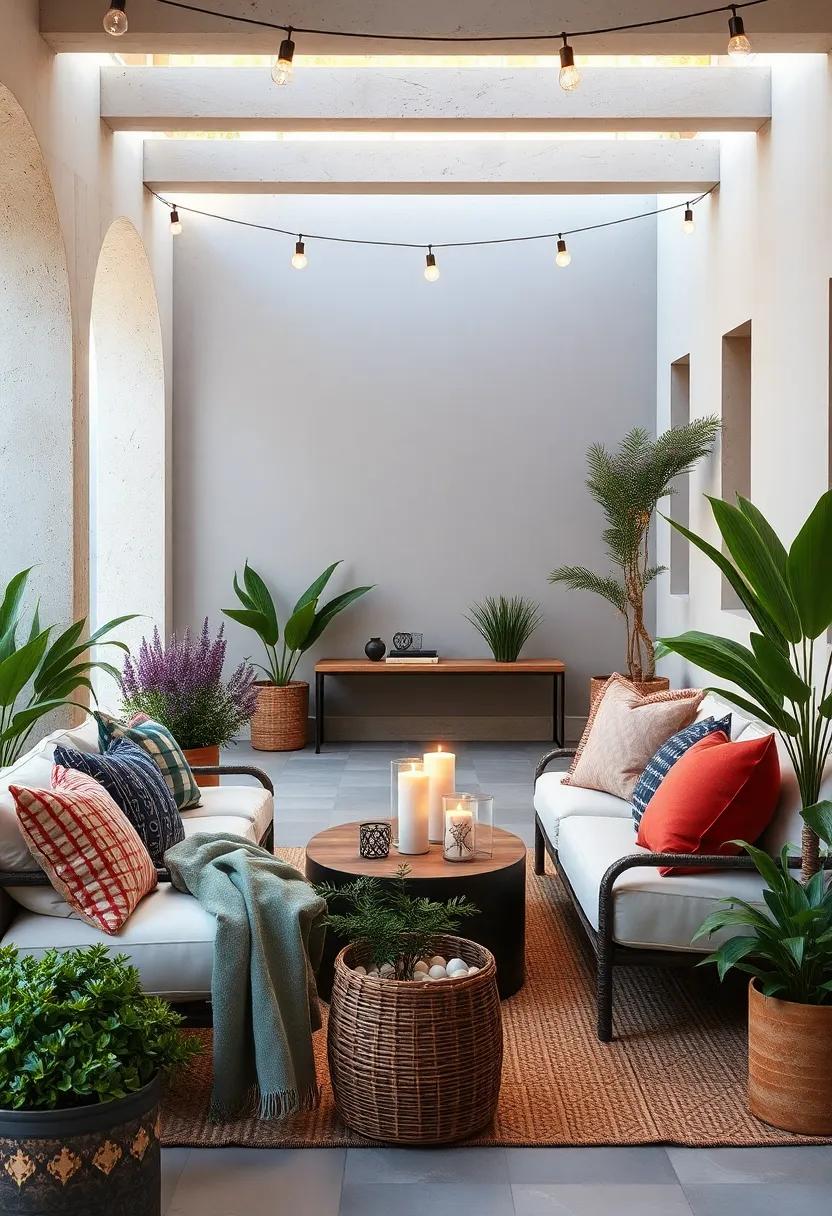 Set the ⁤mood with scents: Layer ⁤your cozy space ‍with scented throws or cushions​ infused with natural fragrances like​ lavender or cedarwood