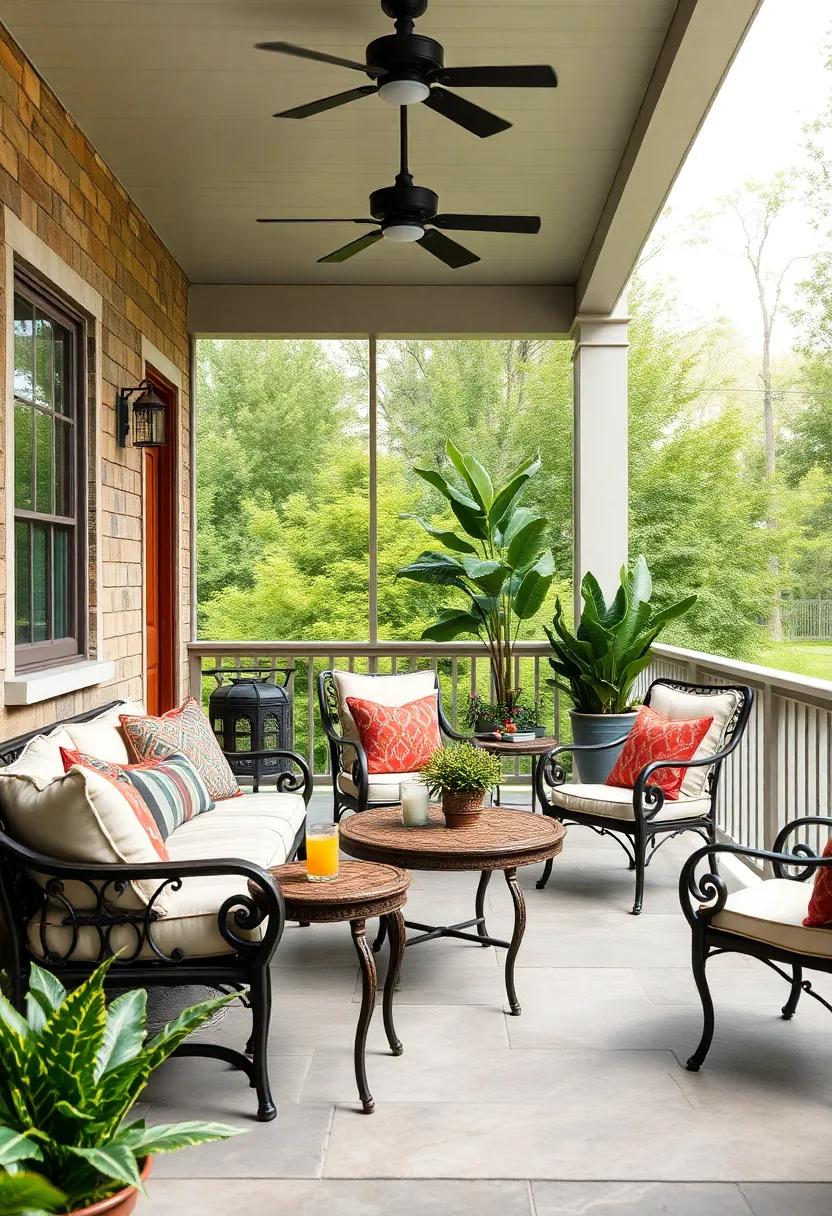 Antique ‍Side Tables: Add⁢ functional‍ flair with antique‌ side ⁢tables perfect ​for holding‍ drinks and snacks ‌during porch relaxation