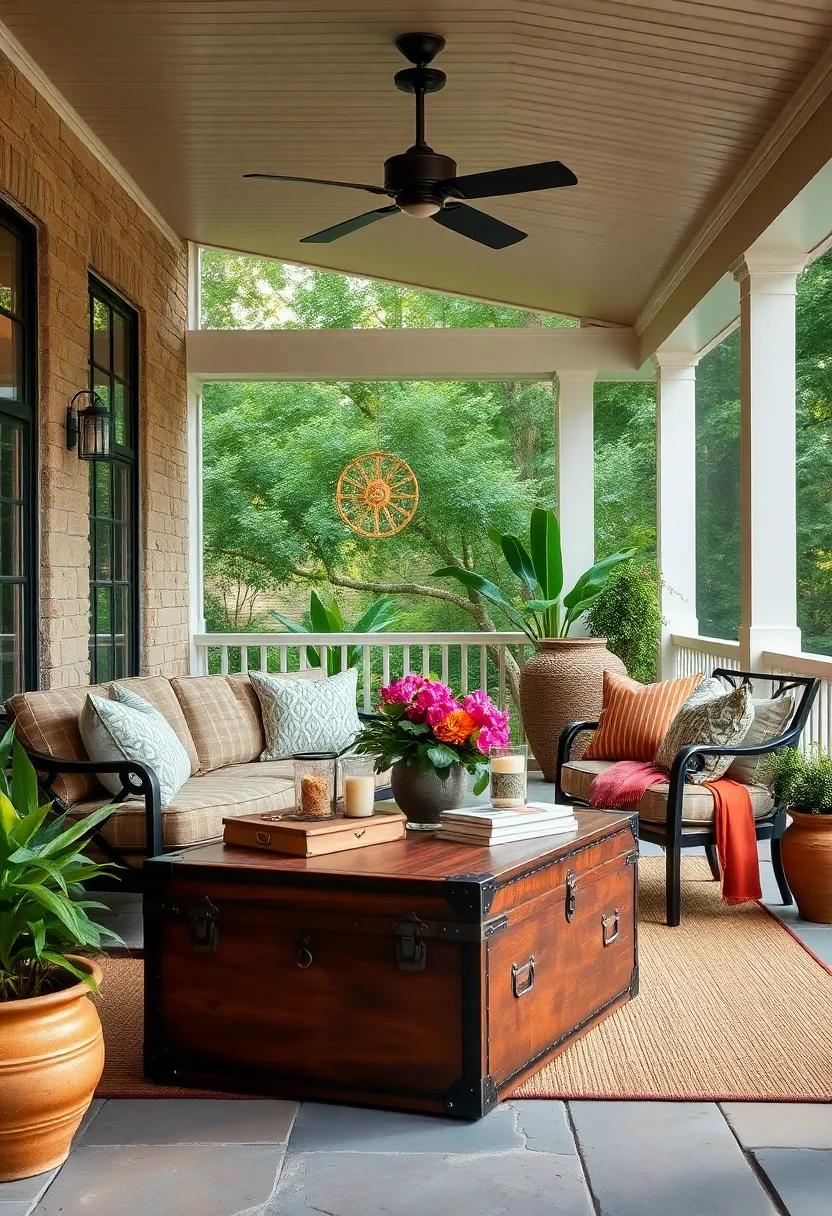 Antique Trunks: Use an antique​ trunk as a coffee table; a conversation starter‌ that also offers ample storage