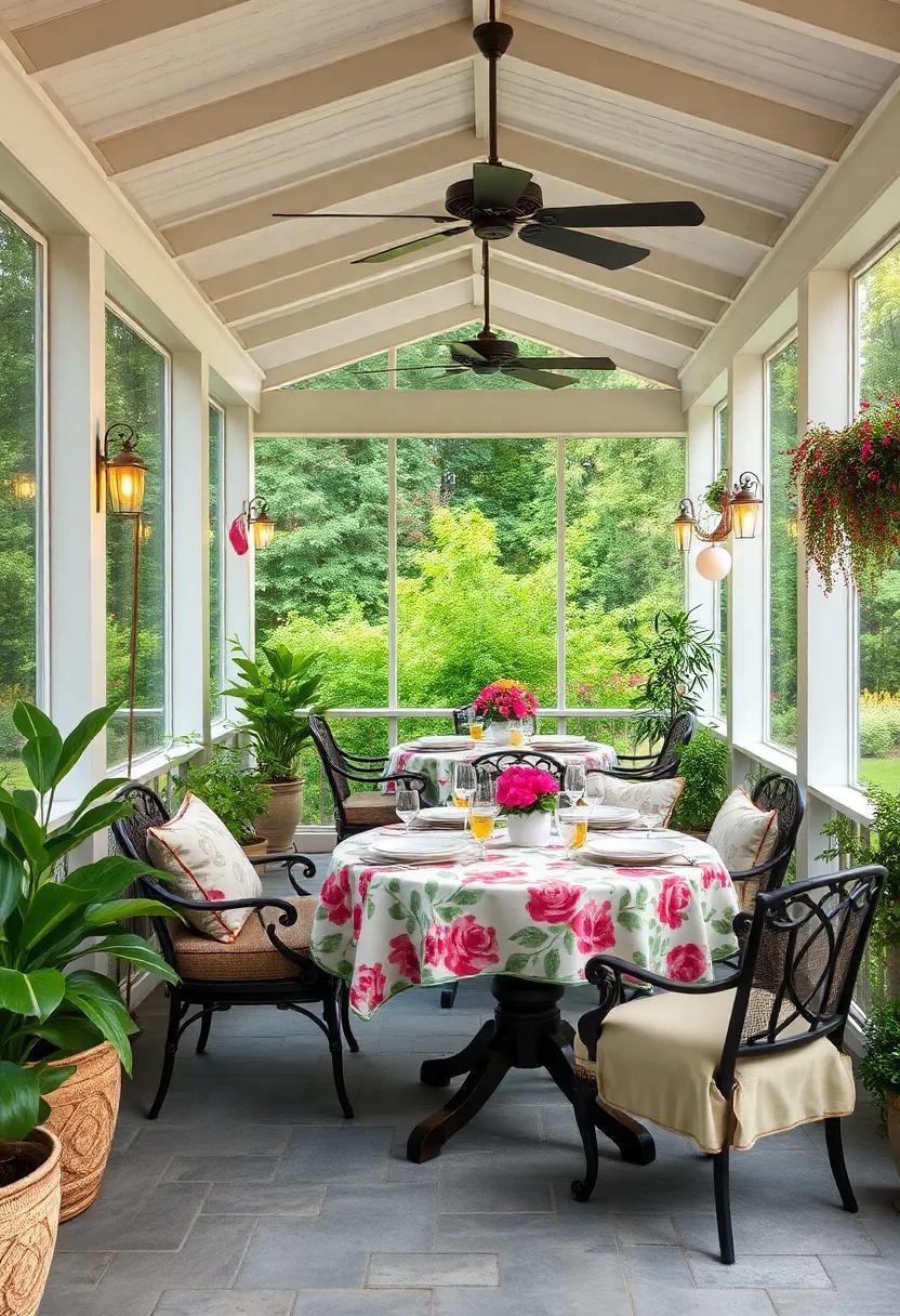 Floral ⁢Tablecloths: Adorn your tables‌ with⁢ floral tablecloths that infuse a touch of ⁢nostalgia⁣ and color​ into ​your space