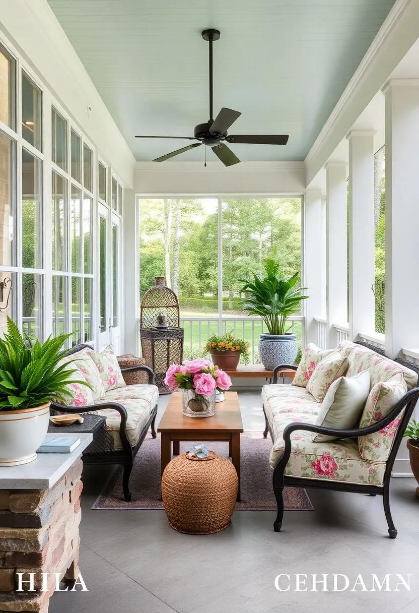 Floral Chintz ​Upholstery: ⁢Opt for floral chintz upholstery to envelop your furniture ​in elegantly‌ faded botanical bliss