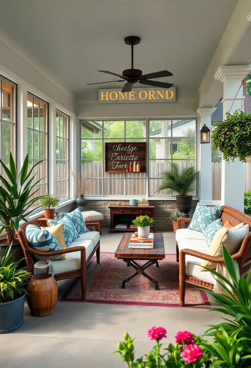 Hand-painted Signage: Use ⁤hand-painted‌ signs ‌to direct guests or‍ showcase fun quotes, giving your porch a personalized touch