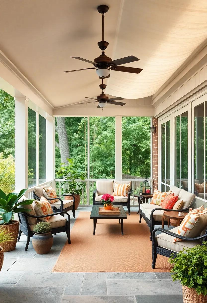 Old-Fashioned Ceiling fans: ⁤Enhance airflow with ‌old-fashioned ceiling fans, ‌combining ​functionality ‌with ⁣vintage ‌appeal