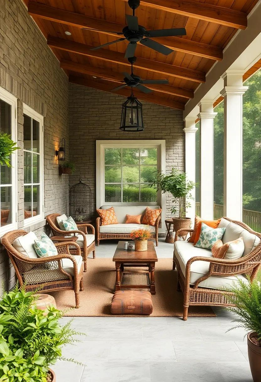 Retro Outdoor games: Fill your porch with retro ‌outdoor‍ games like croquet or⁤ ring toss ⁢for fun and entertainment