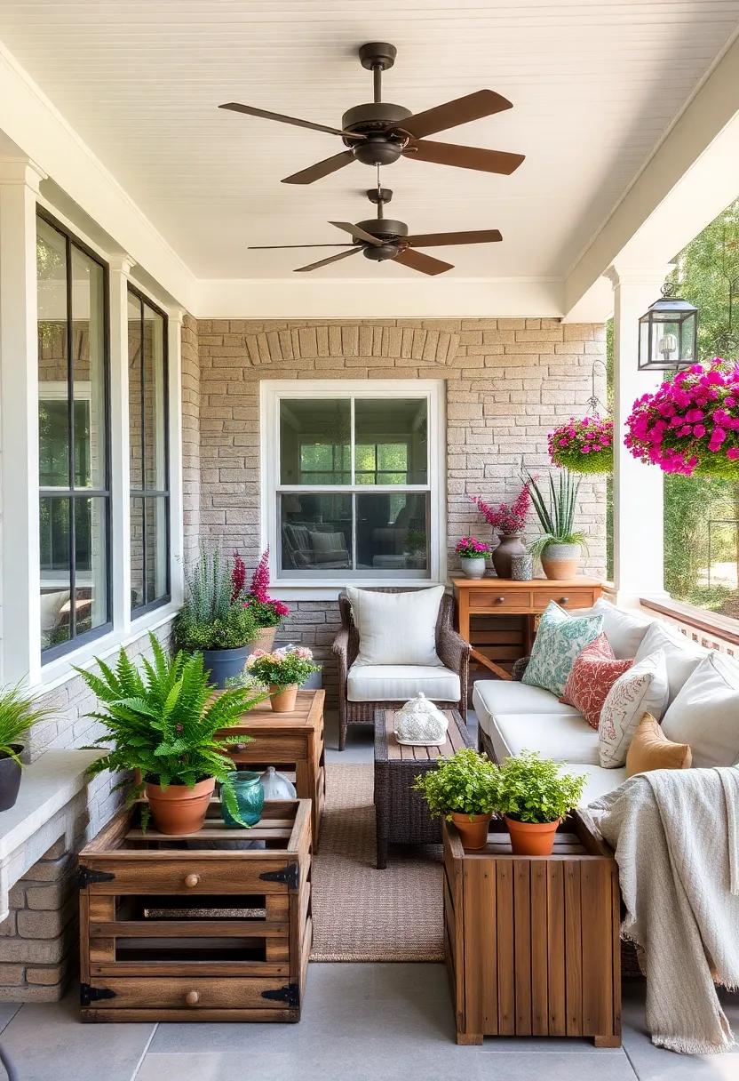 Vintage Wooden Crates: use vintage wooden crates ​as both storage solutions and ‍decorative ⁤pieces, ⁤bringing an element of⁢ farmhouse⁣ charm