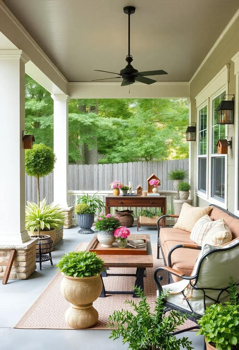 Vintage ​Birdhouses:⁢ Invite feathery⁤ friends to your porch ‌with decorative vintage birdhouses that add whimsy and charm