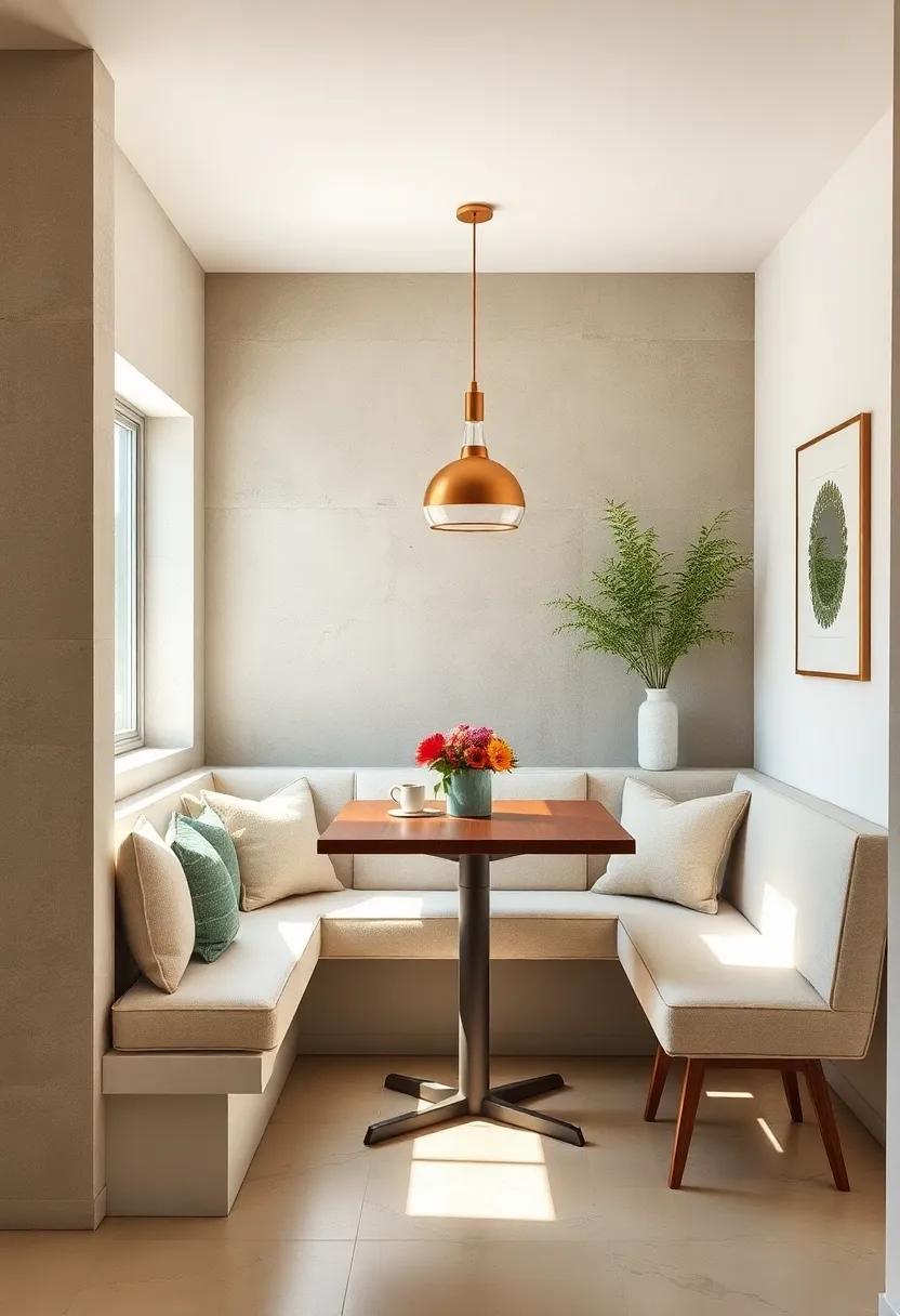Booth Seating: Transform ‌a section of your kitchen into a booth with deep cushions and a table, offering a cozy⁢ spot for ⁢family meals