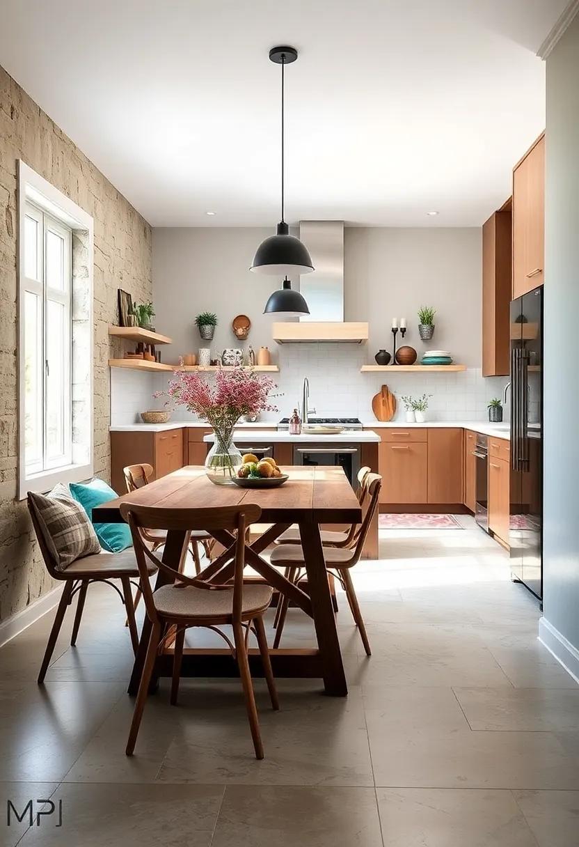 Trestle table: Choose a slender trestle table that can‍ accommodate⁤ a few chairs without ⁣overwhelming ⁤the ‍kitchen,‌ perfect for small gatherings