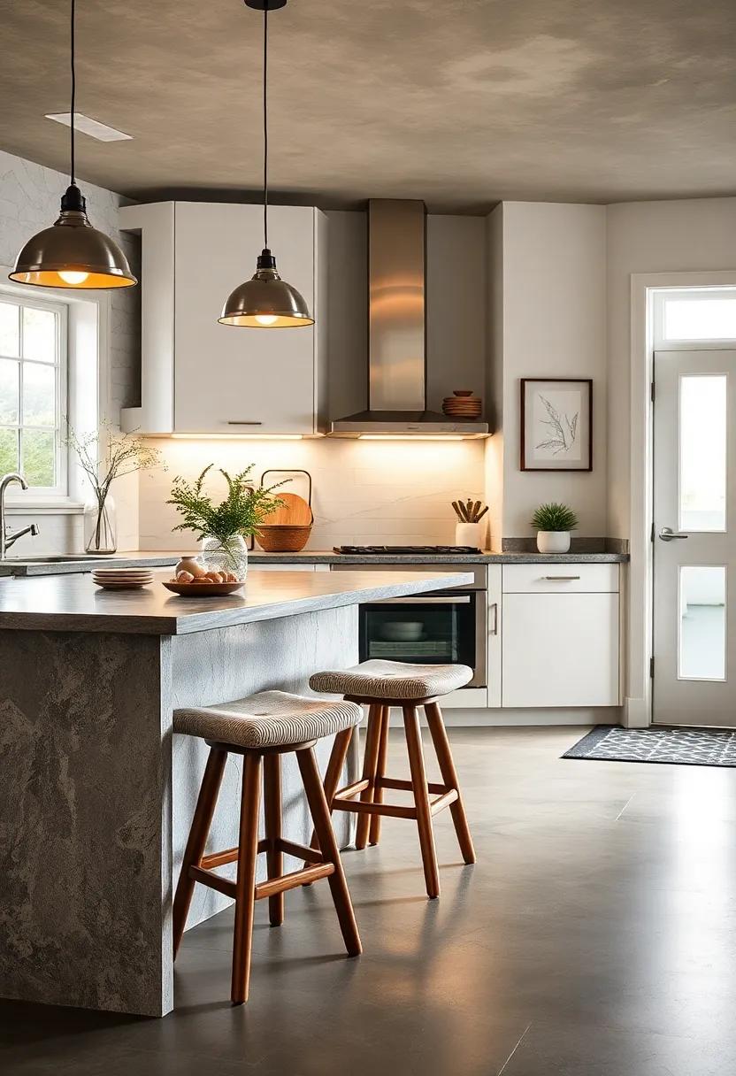 Under-counter Stools: ⁢incorporate stools that ​tuck‌ neatly under⁢ the ‍kitchen counter for ⁤a⁤ clean ‍look, ideal for‍ quick meals or chatting while cooking