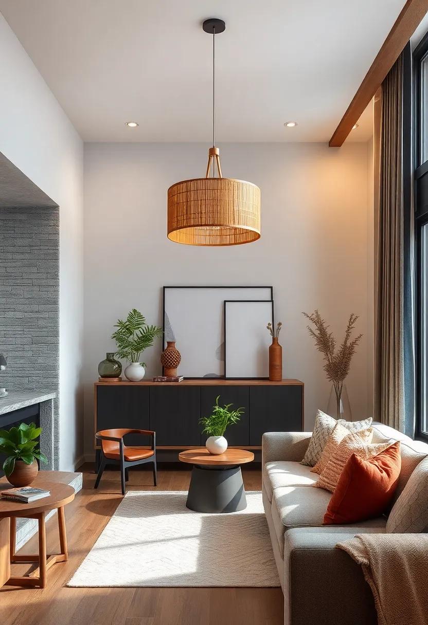 Bamboo Drum Shade⁢ Pendant Light – This beautiful pendant features a ‌drum ‍shade design, offering‍ soft⁢ light diffusion and⁣ stylish design