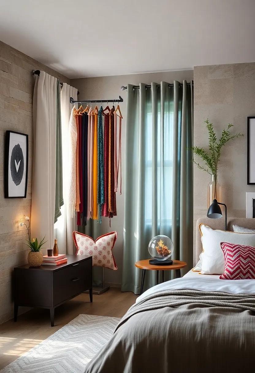 Tension Rods for Curtain Storage: Use tension rods inside ‌closets or nooks to ‍hang scarves,belts,or ties,neatly organizing ‍accessories ‍in a compact ⁣vertical ⁣space