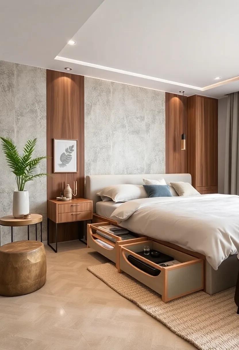 Under-Bed Drawers: Utilize the⁤ area under‍ your bed with‍ storage drawers designed specifically⁤ for this ⁤space,‍ keeping⁣ your room tidy ⁣and⁢ essentials⁤ out of‍ sight