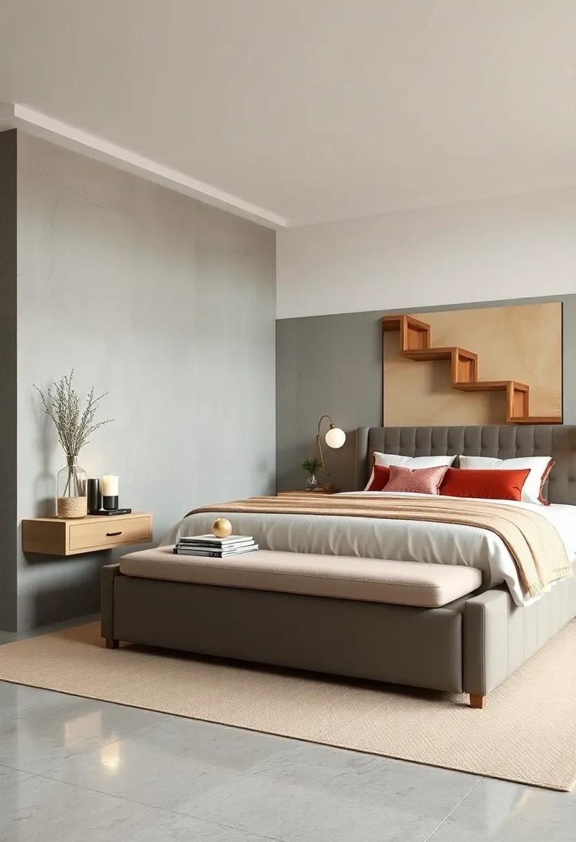Upholstered Storage Benches: Add a stylish⁣ bench ​at the ​foot‌ of your bed with⁢ built-in storage‍ that serves ⁣as both seating and a place to stash ‍extra linens or clothes