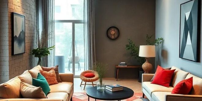 27 Inspiring Ways to Style an Eclectic Living Room with Geometric Rugs