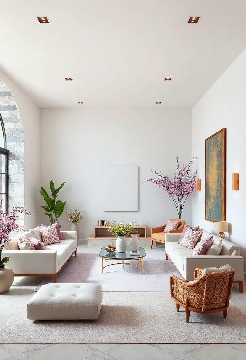 27 Exquisite Ideas for High-End Lavender and White Interior Styling