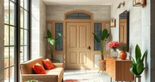 29 Charming Grandmillennial Entryways Adorned with Floral Rugs for a Timeless Touch