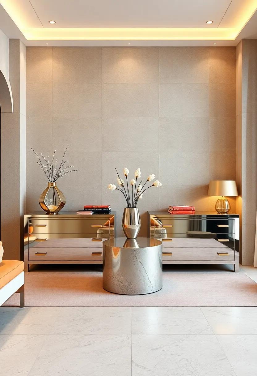 Play with symmetry by placing two identical​ mirrored chests ⁤of drawers against ⁣opposite⁣ walls,⁢ offering both functionality and ⁢visual balance⁣ in the design