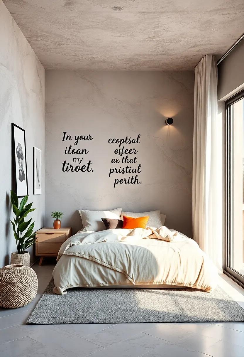 Inspirational Quotes: Decorate with motivational quotes⁤ on the ‌walls for a personal touch that ​also sparks positivity