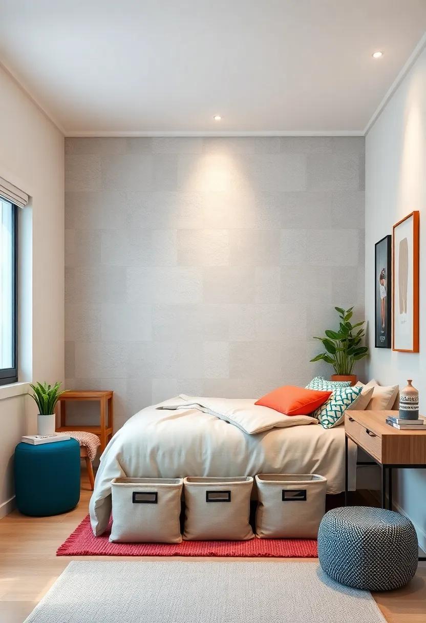 Stackable Bins: Invest in stylish stackable bins ​for easy storage that‍ can contribute to the room’s aesthetic
