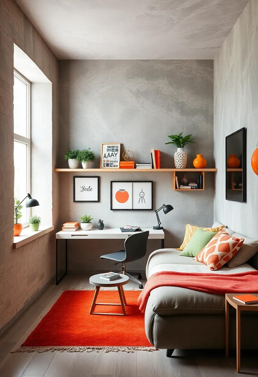 Wall-Mounted Desks: Free‌ up floor⁤ space by installing ‌a⁣ fold-down desk that⁢ can be tucked ⁣away when not in use