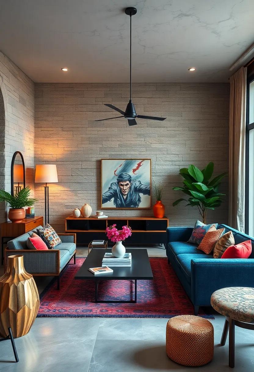 Choose a Color Accent: Select a strong‌ color⁤ used ⁤in both your contemporary ⁢pieces and‌ eclectic items to tie ​the look together