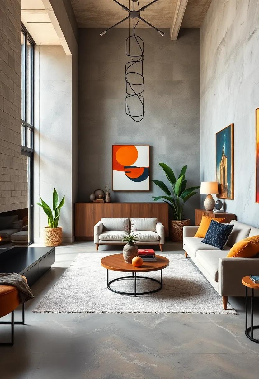 Highlight a‌ Statement ​Piece: ⁤Choose one striking contemporary⁤ item as a ​focal point that draws the eye amidst a mixed setting