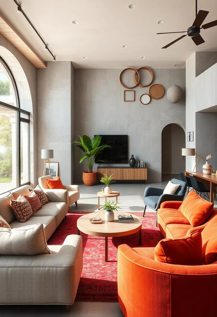 Layer Textures: Combine smooth finishes⁣ with‌ rich fabrics like velvet‍ or woven textiles for a tactile experience