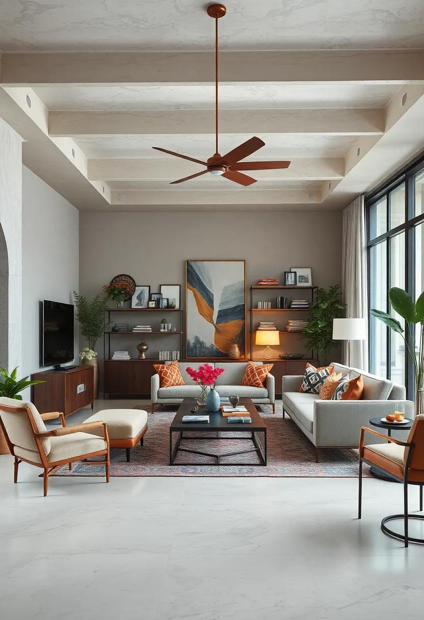 Use a Neutral Base: Start ​with ‍a neutral color palette to allow contemporary pieces‌ to‍ shine ‍amid your ‌eclectic decor