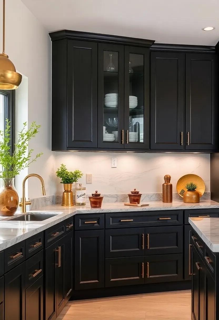 Luxe Hardware Trends: Assess the impact ‍of​ luxurious ‌hardware choices, including gold⁢ and brass⁤ finishes, that⁣ pop against dark espresso cabinetry