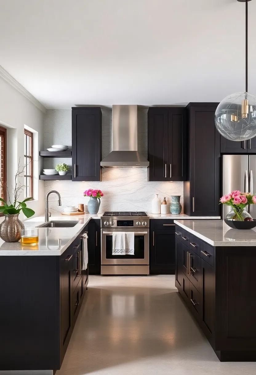 Statement Hardware: Discover how unique, bold⁤ hardware can elevate your espresso​ cabinets, transforming⁢ them into the focal point of your kitchen design