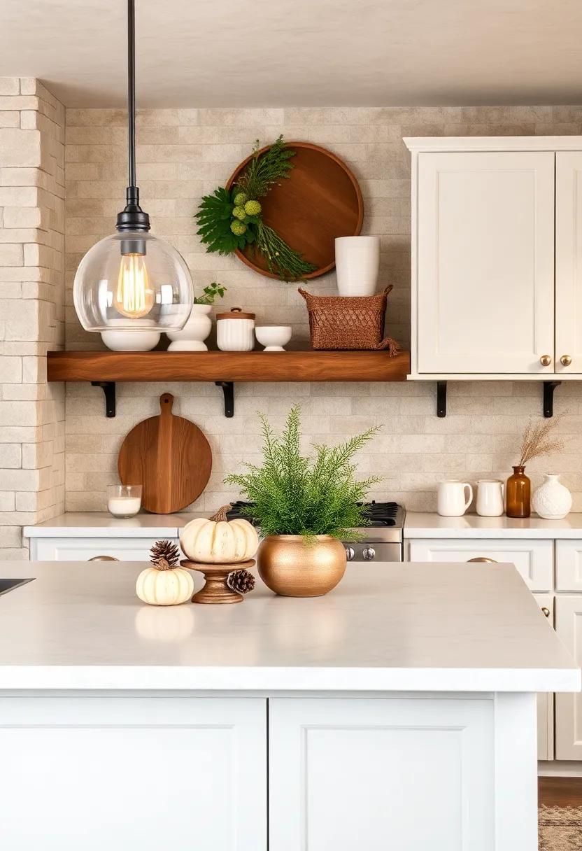 seasonal Decor: ⁣Rotate seasonal‌ decorations, such as pumpkins in the ⁤fall or pinecones in⁢ winter. This‍ keeps ​your ‍kitchen feeling fresh and aligned ⁢with the ⁣seasons