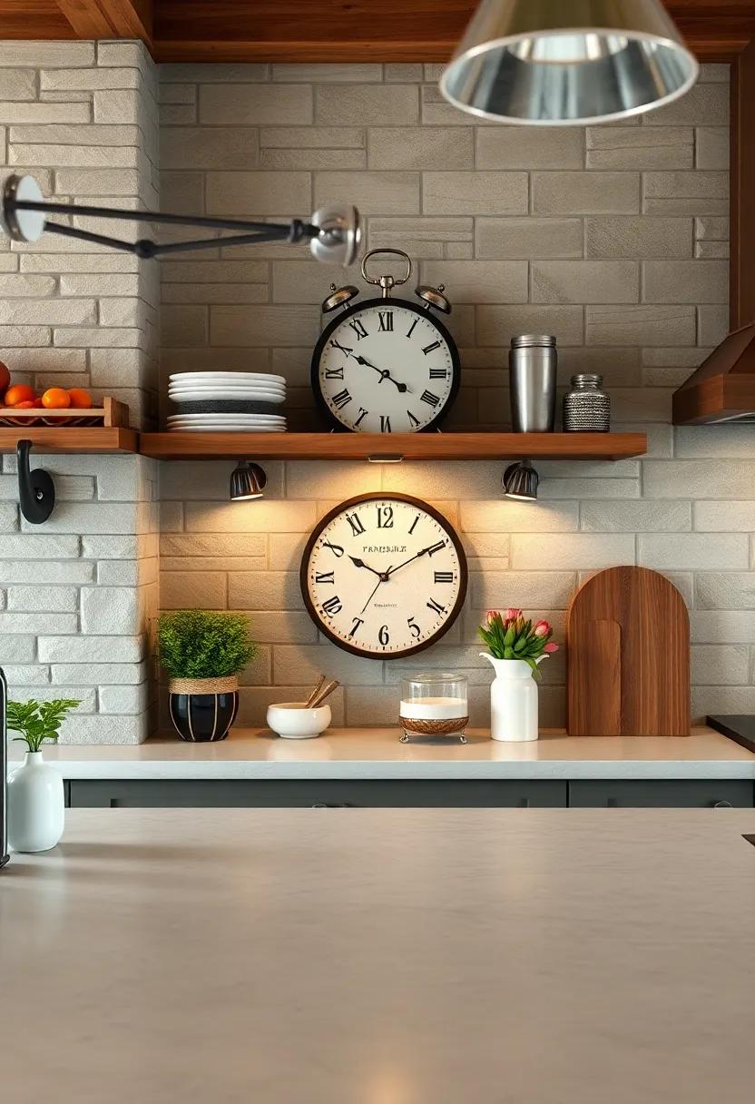 Charming​ Clock: Incorporate ‍a farmhouse-style clock⁣ into your decor. A ⁤classic timepiece not only serves⁣ a purpose but also ​enhances the overall⁣ ambiance