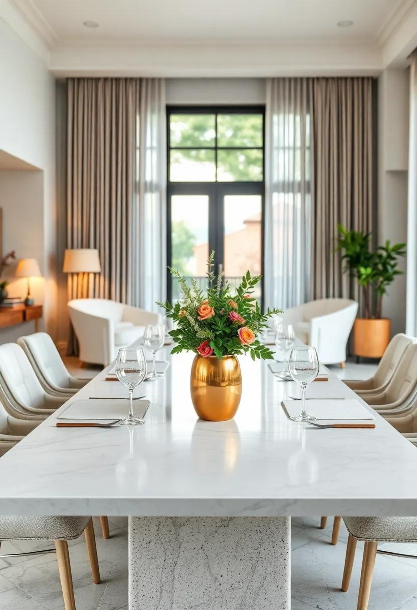 Fresh Herb Centerpiece: Combine aesthetics and functionality by using potted herbs, such as basil ‌and rosemary, as a fragrant, edible centerpiece