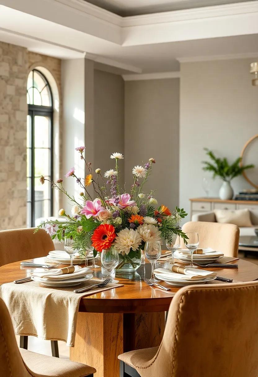 Textured Flora:​ Combine flowers with various textures, like thistles ⁤and​ fluffy astilbe, to‍ create a visually engaging centerpiece full of depth