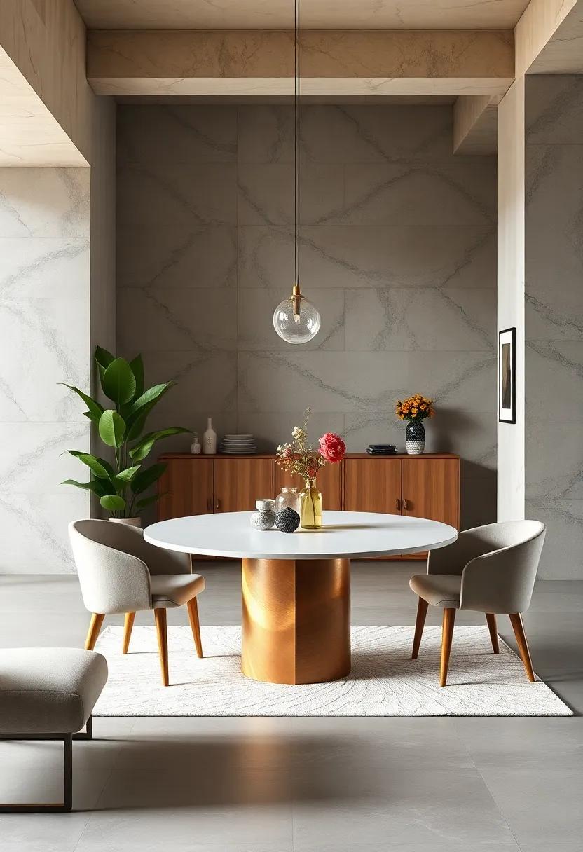 The Rotating Table – Unique in its design, ‌this ‍table can rotate to‌ adjust its shape and ⁢size, ⁣providing flexibility for⁣ multiple dining options