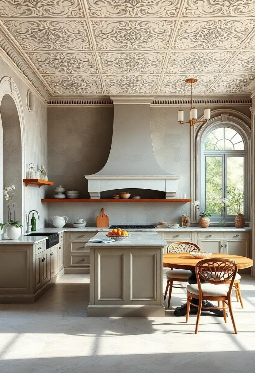 Intricate Plasterwork:‍ Add a touch of sophistication with detailed plasterwork⁣ on walls or ceilings,‍ showcasing artistic craftsmanship