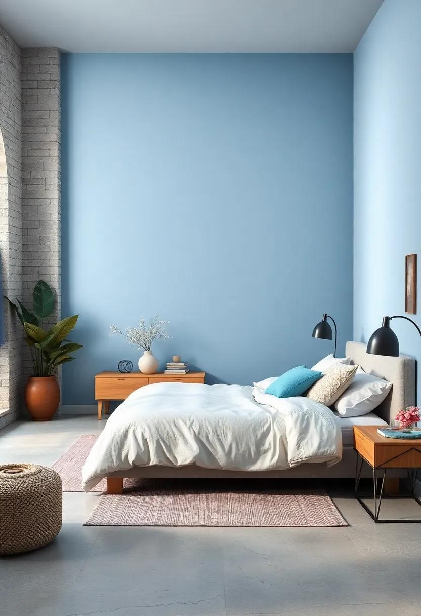 Celestial Blue: A soft and ⁤dreamy ⁣shade resembling ‍the sky at dusk,celestial blue brings a magical feel to your‌ serene sanctuary