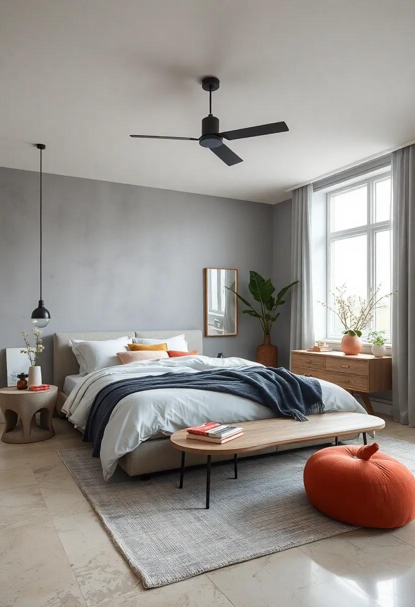 Misty Grey: This muted gray adds sophistication while maintaining a soothing effect, making it a ⁢versatile choice for modern tranquility