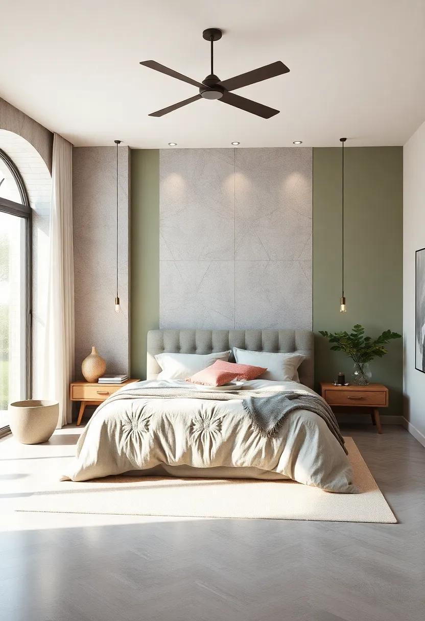 Soft ​Olive: This muted green brings ​a connection to nature while remaining understated, perfect for creating a tranquil vibe