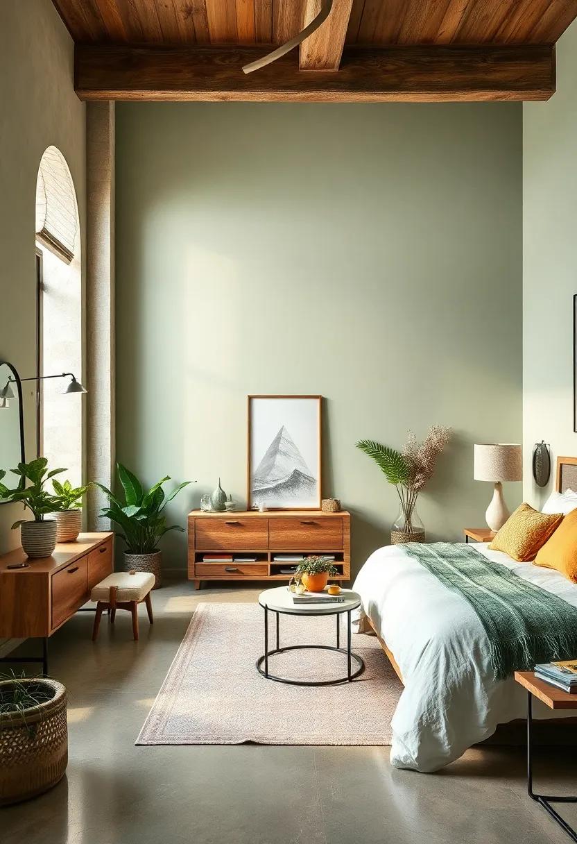 Soft Sage‍ Green: Embrace the calming essence of nature with soft sage ‌green, perfect for creating a ‍refreshing and tranquil atmosphere in your bedroom