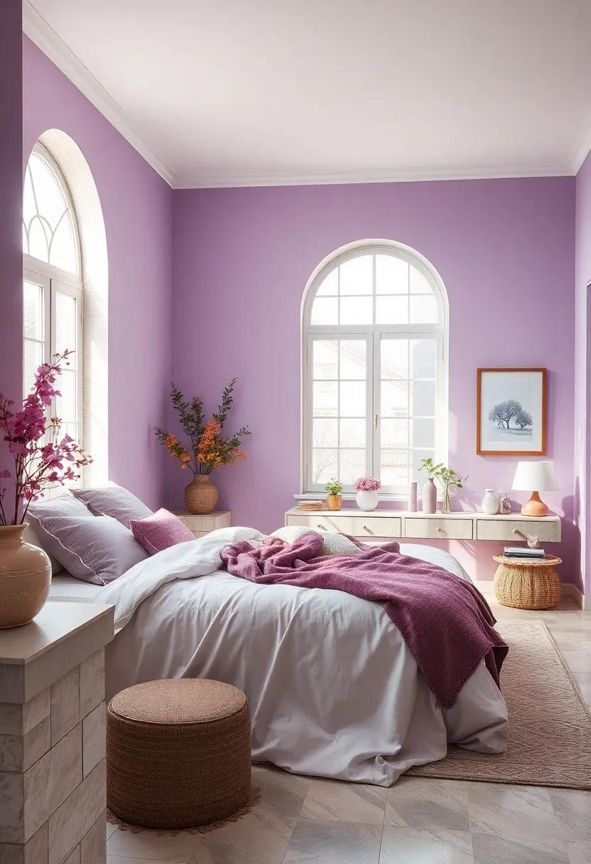 Whispering Lilac: A gentle lilac hue ‌adds a touch of elegance while promoting relaxation, making it an ideal choice for a serene sleep environment