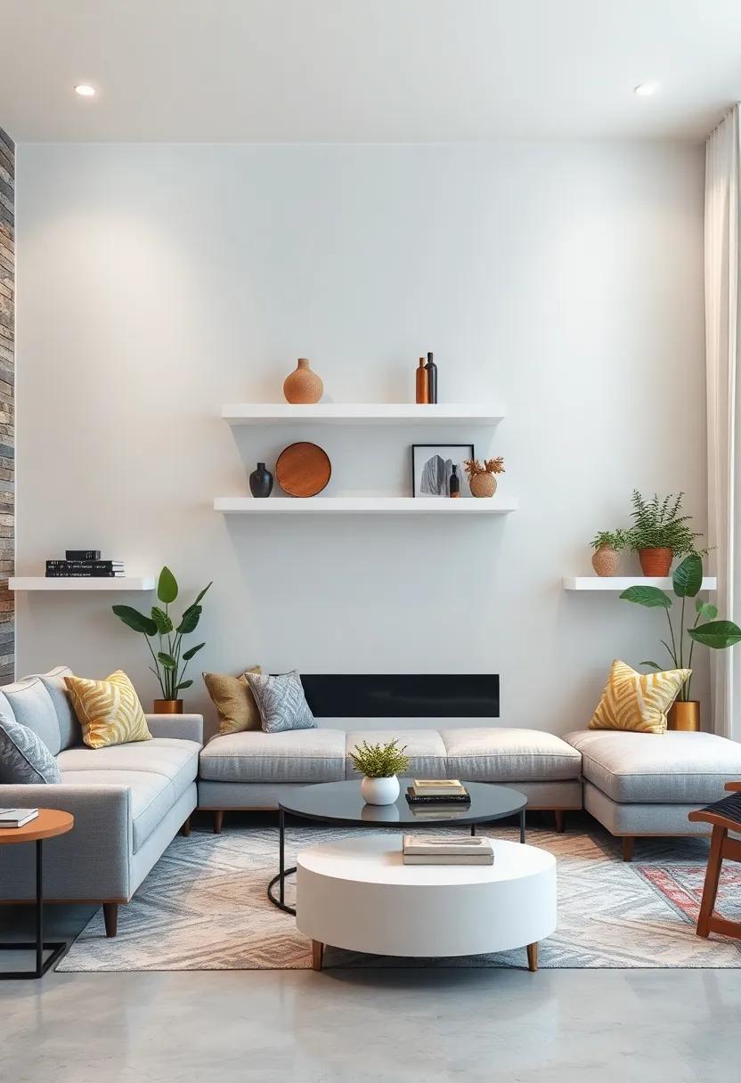 Wall mural Backdrop: ⁣Consider painting or ⁣wallpapering the⁢ wall behind​ your shelves to add intrigue and depth⁢ to your display