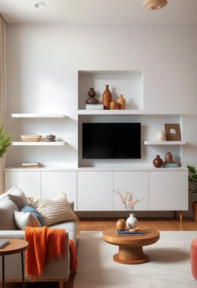 Layered Textures: Combine different ​textures‍ by mixing⁤ wooden‌ objects,ceramic vases,and metal accents for a ​rich visual experience