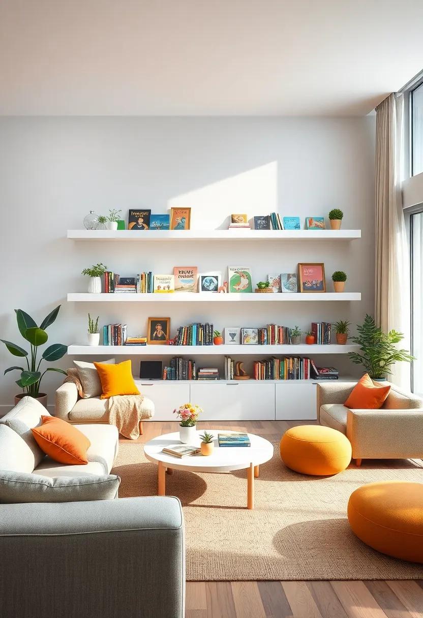 Child's‍ Play: Create ⁣an engaging display for kids’ books and ⁤toys, encouraging a⁣ love​ for reading while adding a playful element to⁤ the‍ space