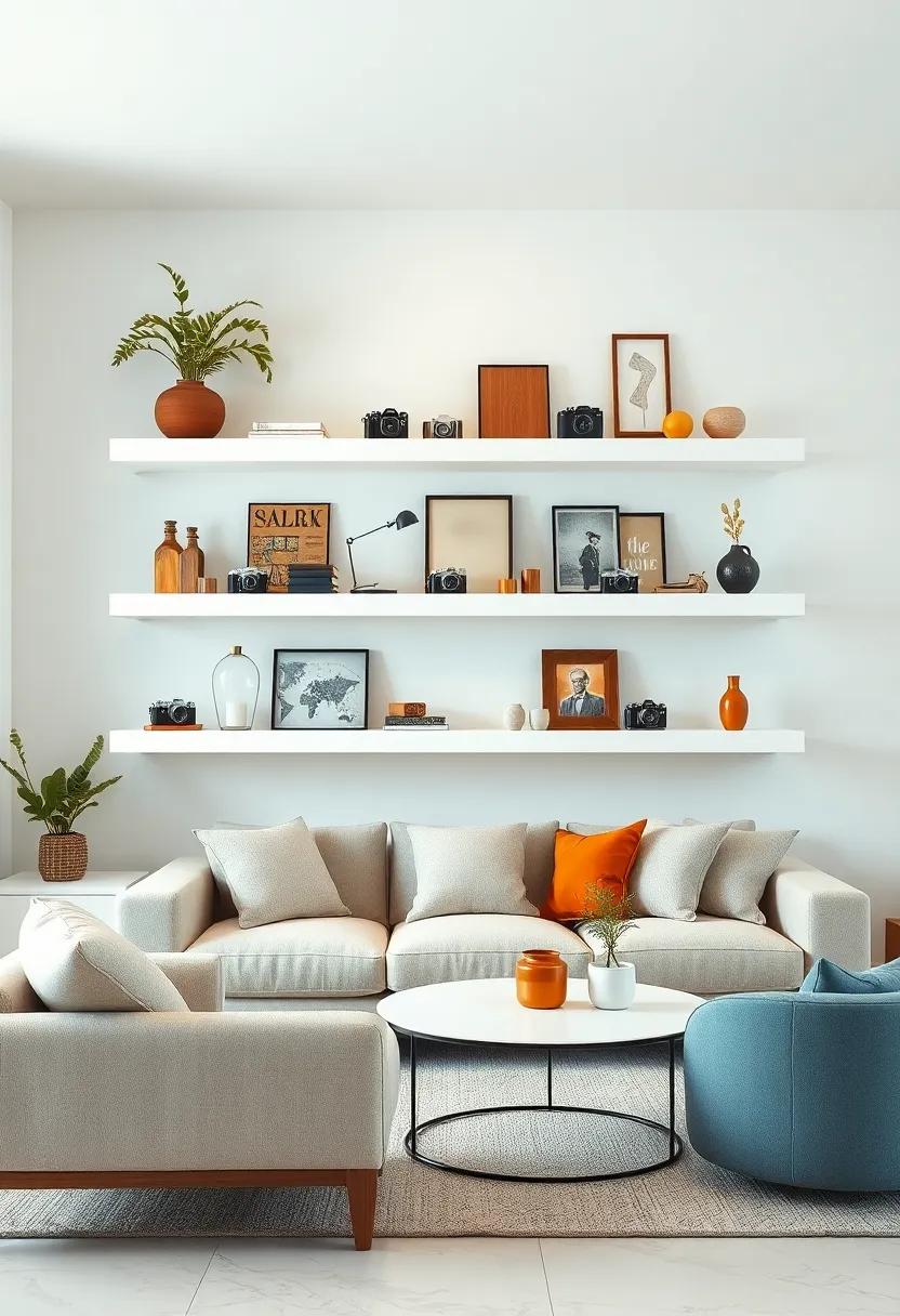 Themed Collections: Curate‍ a collection of themed items,like vintage ‍cameras ⁢or travel ⁢souvenirs,to give your shelves a personal‍ touch