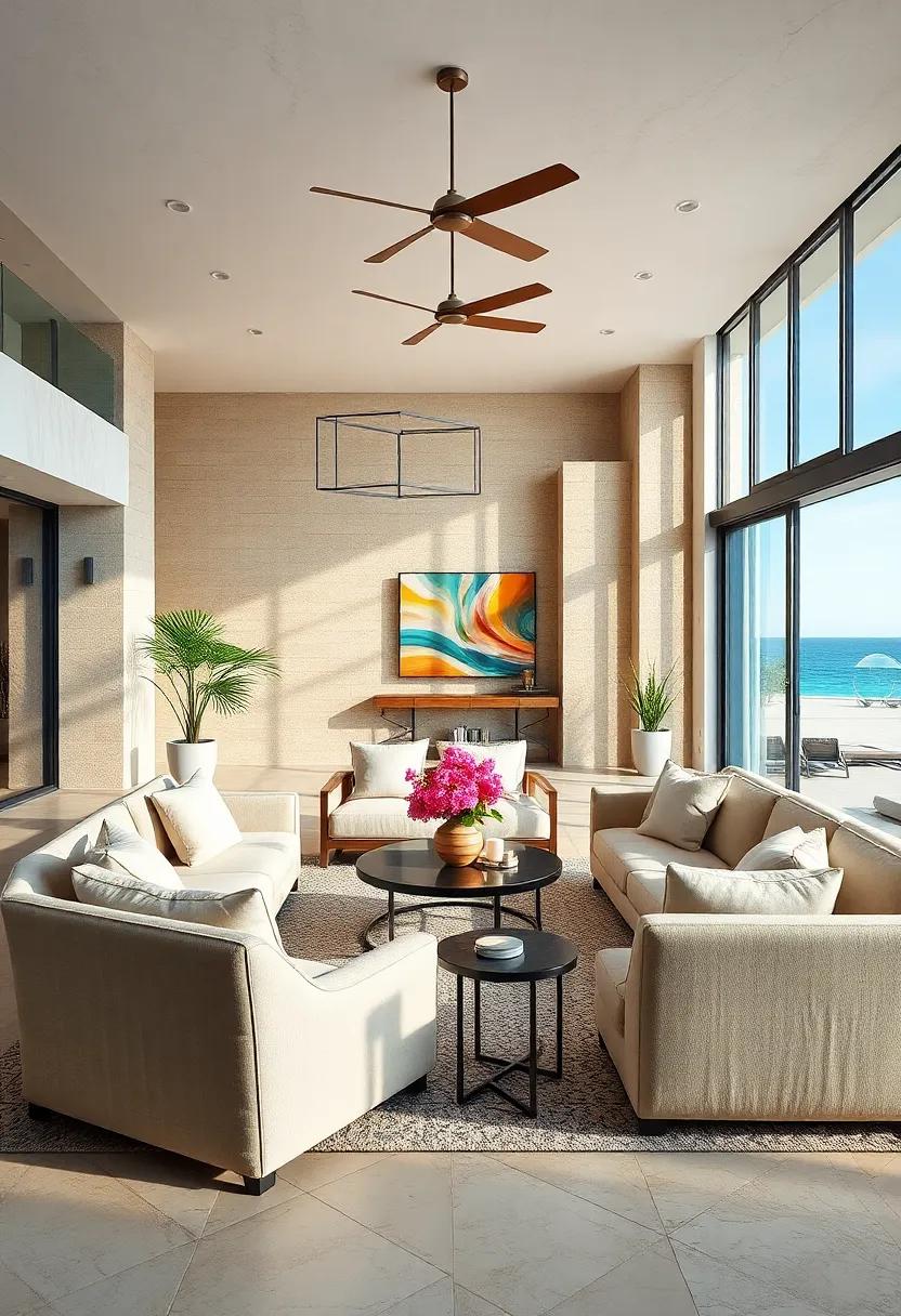invest in Comfortable Seating: Choose plush, oversized sofas‍ and armchairs that invite relaxation, embodying a luxury yet⁤ casual beach ⁢style