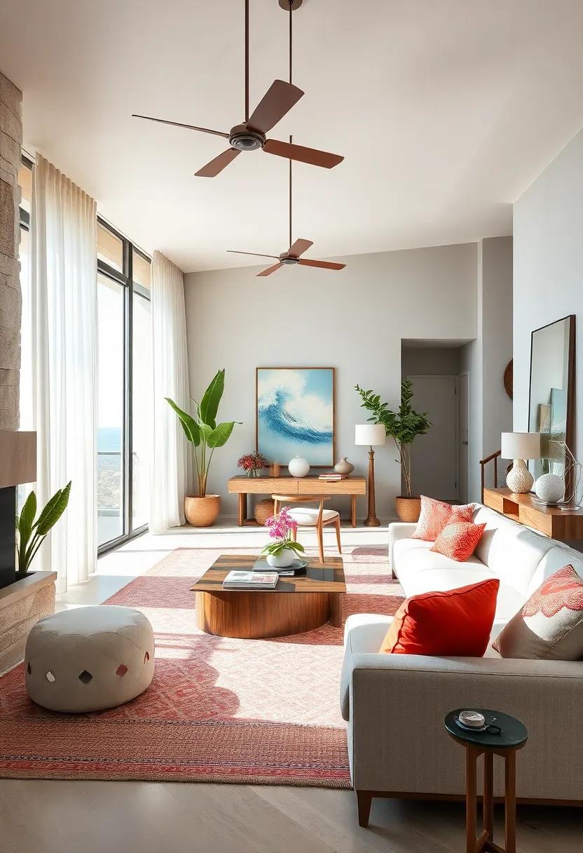 Maximize Natural Light: Use sheer window treatments​ and strategically placed mirrors to enhance sunlight, creating an airy​ and bright atmosphere reminiscent‍ of ocean breezes