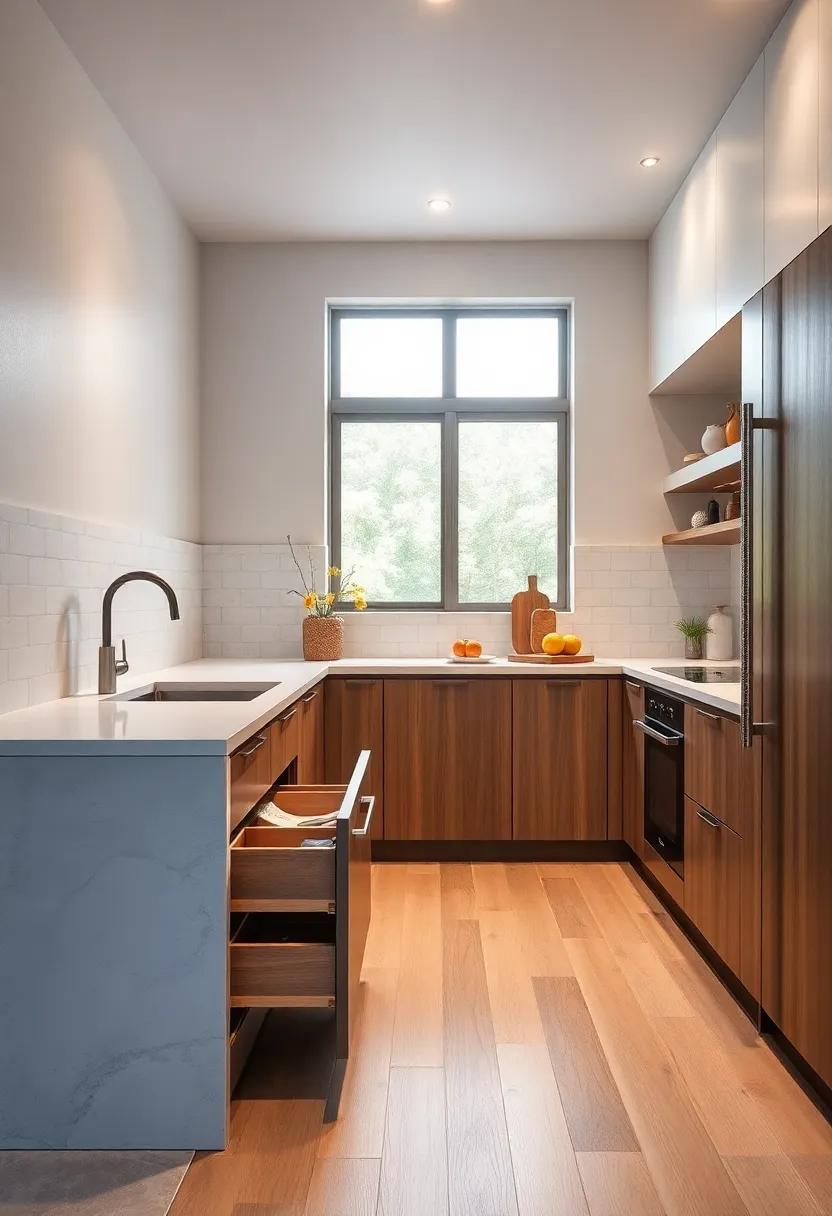Explore a ​fashionable kitchen​ that incorporates ​drawer dividers hidden within⁤ the‌ cabinetry, ensuring ⁤organization⁣ without sacrificing design