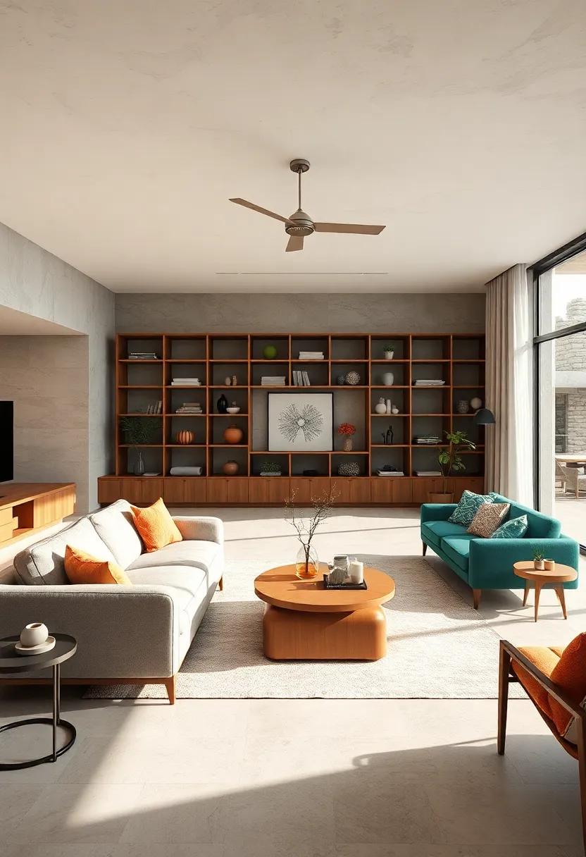 Zone Division: Use subtle dividers like open shelving to delineate spaces, ensuring functionality while preserving ‍the open concept