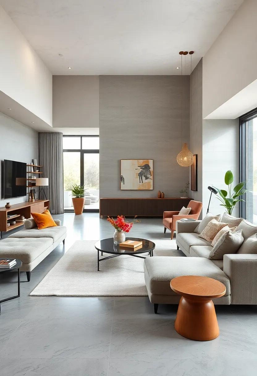 Sleek Lines: Select furniture with clean lines and geometric⁤ shapes to reinforce a​ streamlined​ aesthetic that feels contemporary